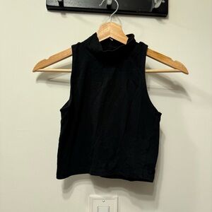 Black Sleeveless Women's Top